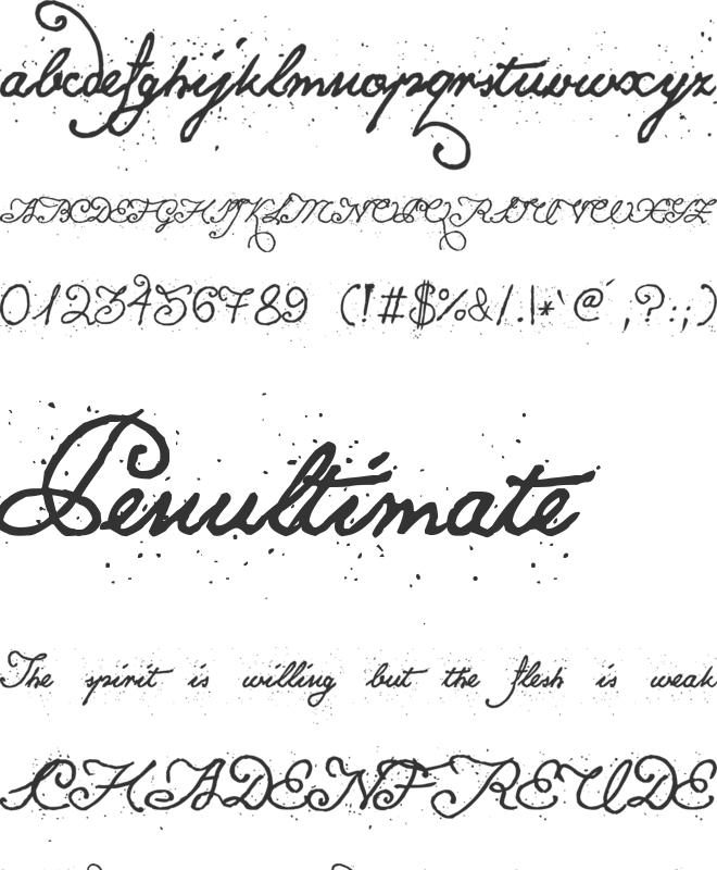 Konstytucja Polska font preview