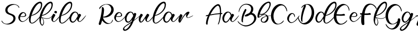 Selfila Regular font