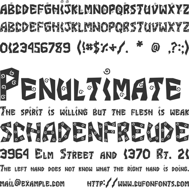 JI Margarita font preview