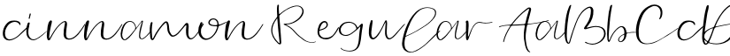 cinnamon Regular font