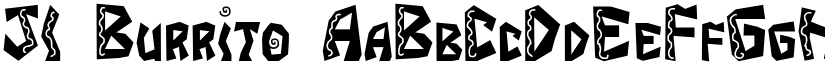 JI Burrito font