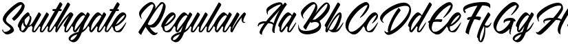 Southgate Regular font