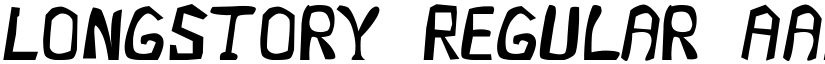 LongStory Regular font