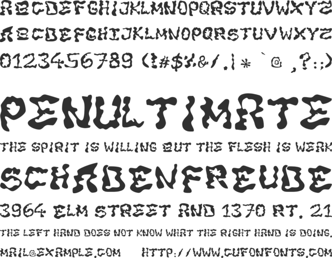 CyanDaydream font preview