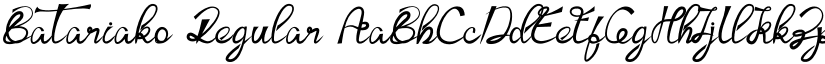 Batariako font download