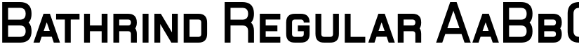 Bathrind Regular font