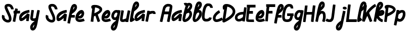 Stay Safe Regular font