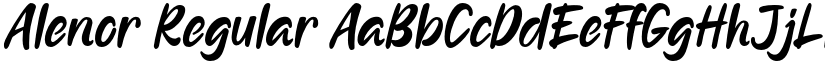 Alenor Regular font