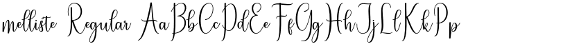 melliste Regular font