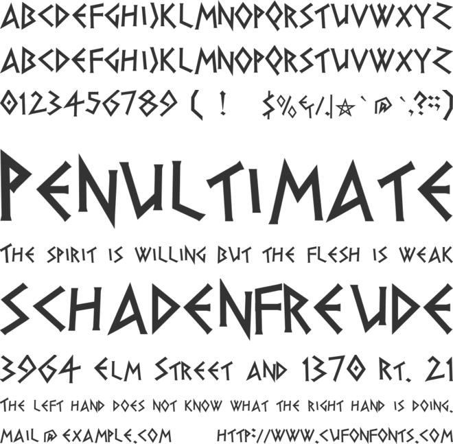 Pirho Herakles font preview