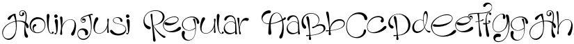HolinJusi Regular font