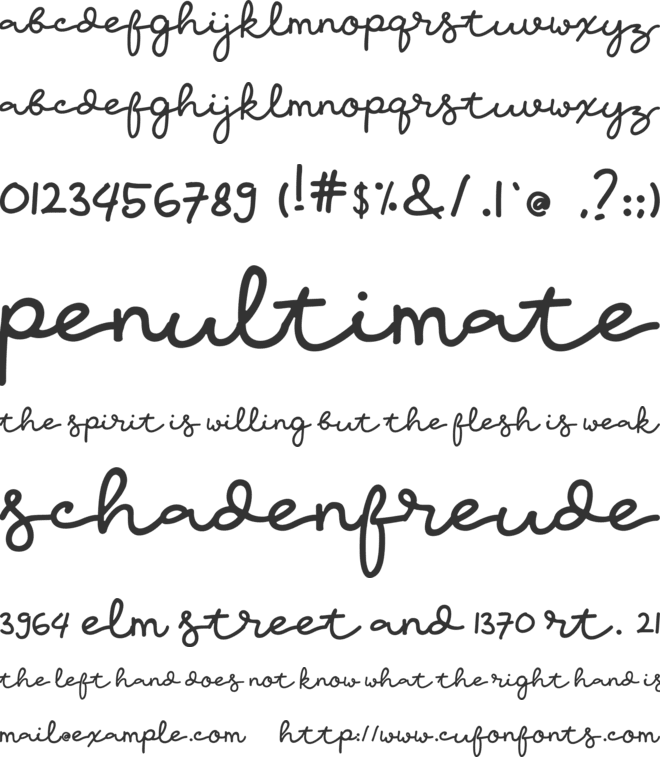 medicall font preview