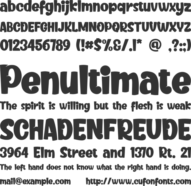 Kero kero font preview