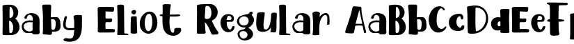 Baby Eliot Regular font
