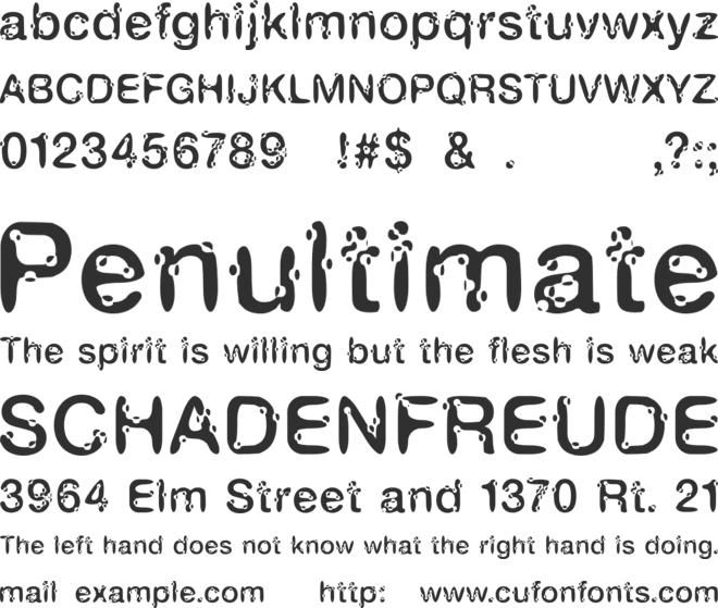 COVID-SY font preview
