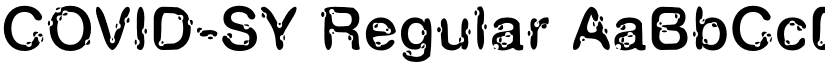 COVID-SY Regular font