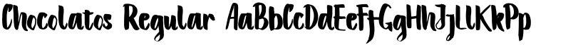Chocolatos font download
