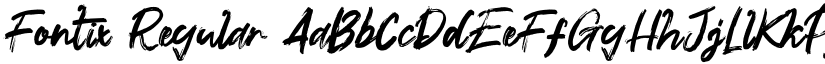 Fontix Regular font