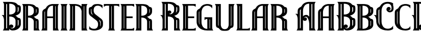 Brainster Regular font