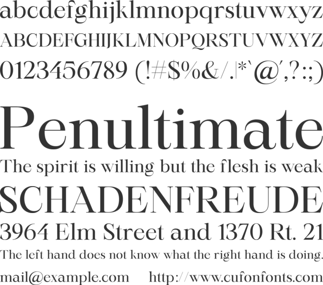 Maharlika font preview