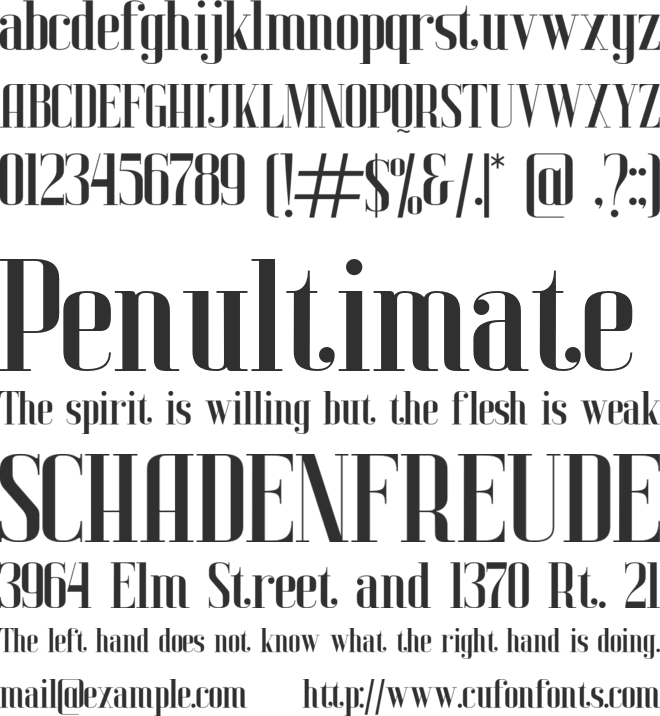 Alison finch font preview