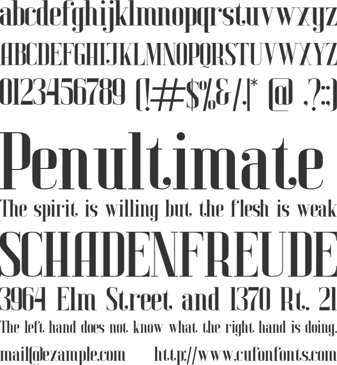 Alison finch font preview