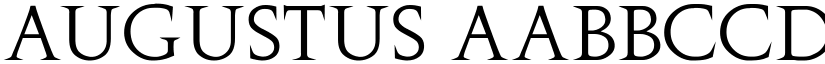 Augustus font