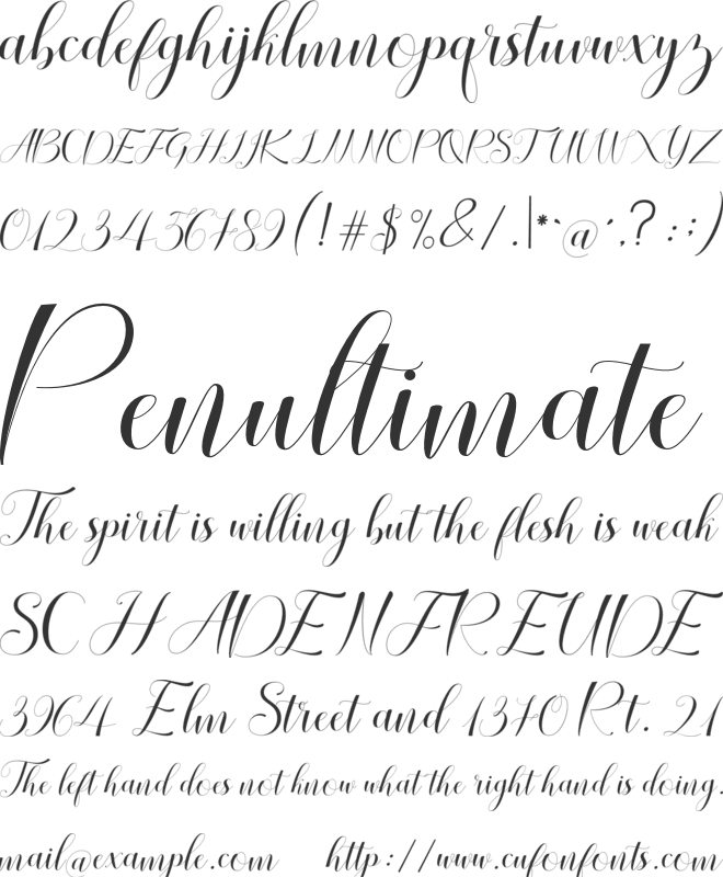 Dagestan font preview