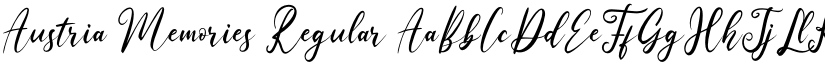 Austria Memories Regular font