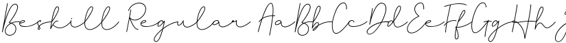 Beskill Regular font
