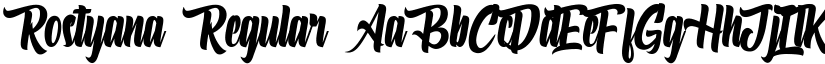 Rostyana font download
