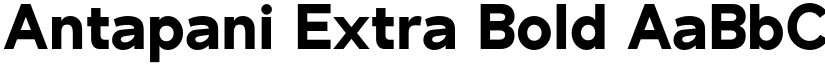 Antapani Extra Bold font