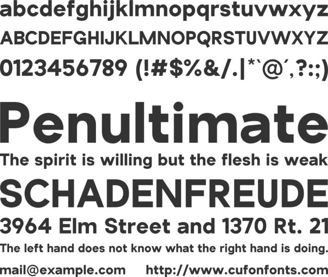 Antapani font preview