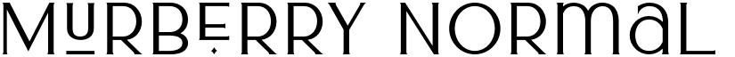 Murberry Normal font