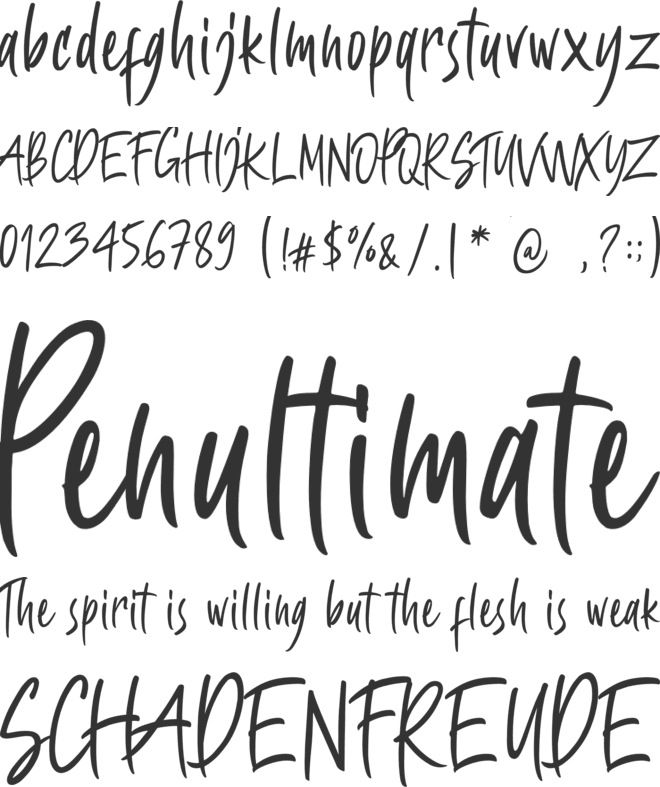 Julitta font preview