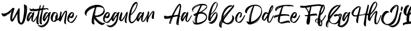 Wattgone font download