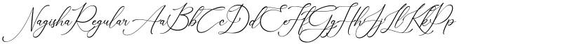 Nagisha Regular font