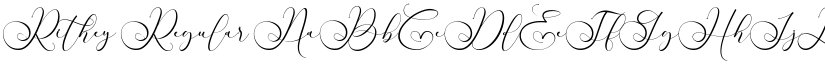 Rithey Regular font