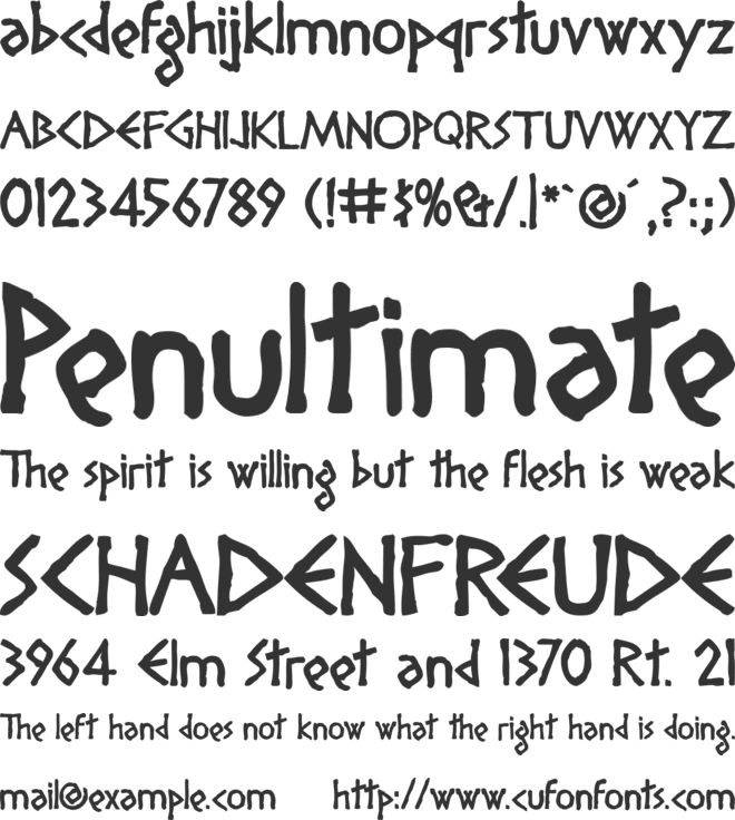 Diogenes font preview