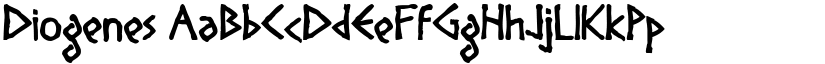 Diogenes font