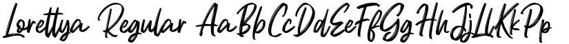 Lorettya font download