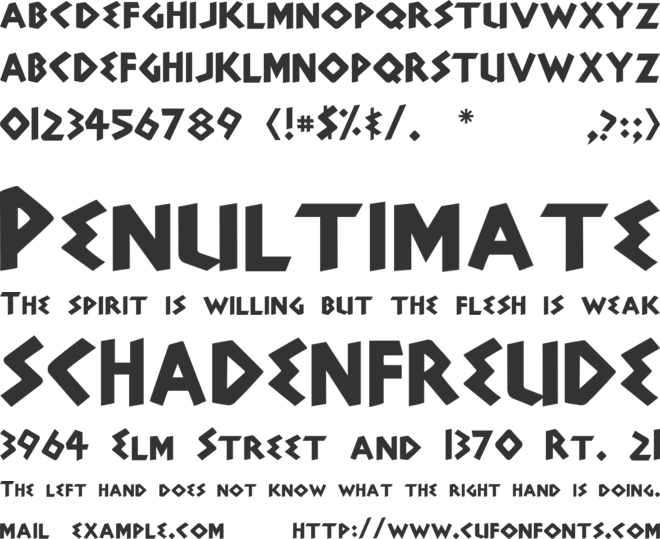 Adonais font preview