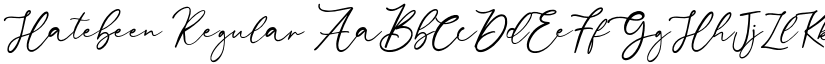 Hatebeen font download