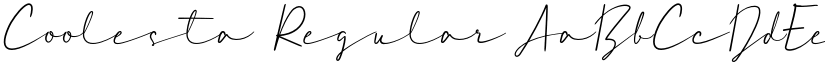 Coolesta Regular font