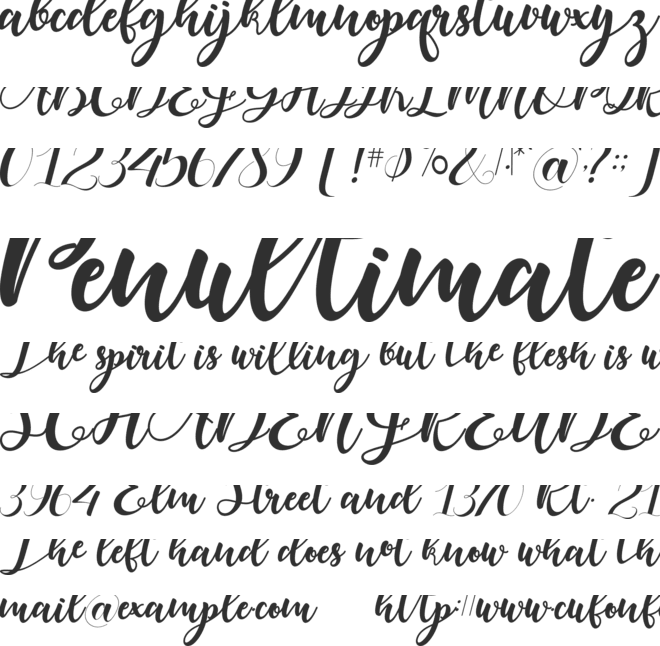star goods font preview