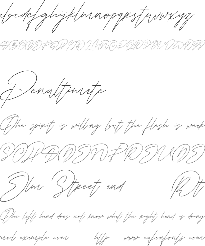 Breakloft Free font preview