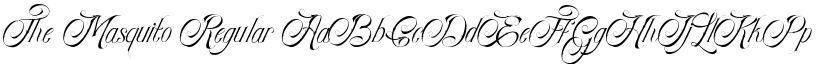 The Masquito Regular font