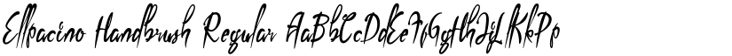 Ellpacino Handbrush Regular font