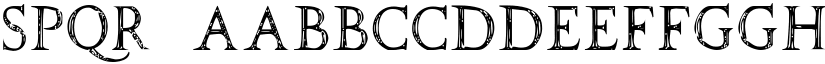 SPQR font