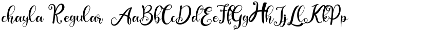 chayla Regular font